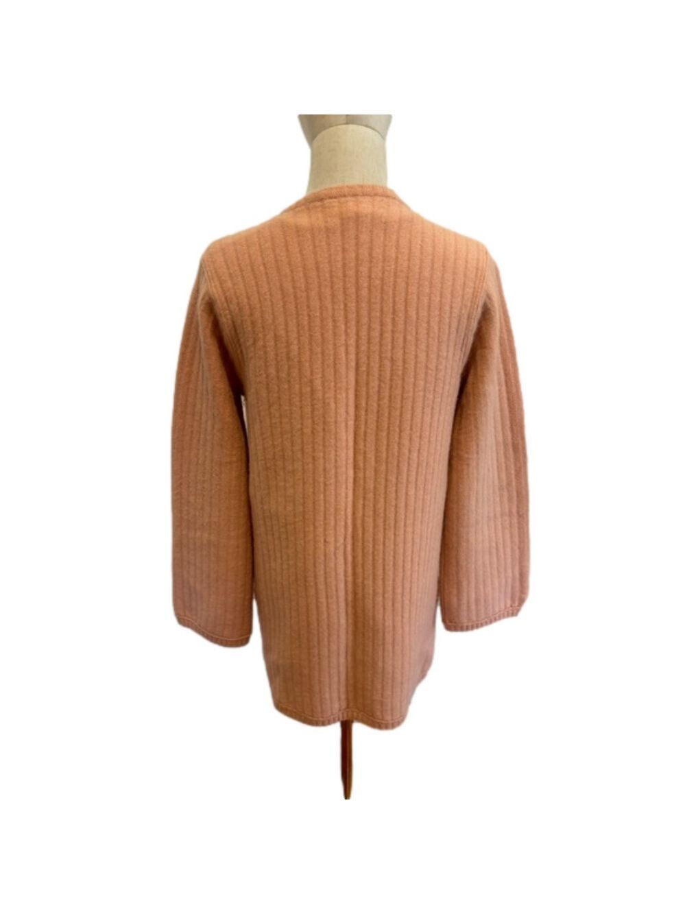 2PC ADRIENNE VITTADINI LAMBS WOOL ANGORA CARDIGAN & VEST VINTAGE LUXURY SZ M - Picture 10 of 16